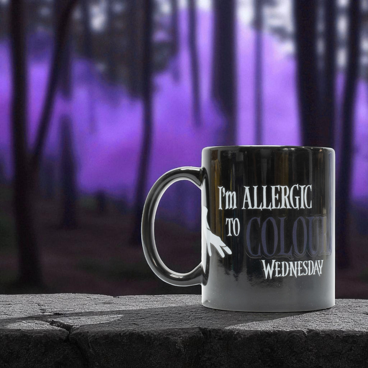 Wednesday Addams Kaffeebecher mit Wärmeeffekt - Zaubertasse Ophelia Hall