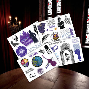 Wednesday Addams Sticker Set