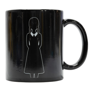 Wednesday Addams Kaffeebecher mit Wärmeeffekt - Zaubertasse Ophelia Hall
