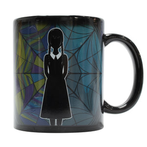 Wednesday Addams Kaffeebecher mit Wärmeeffekt - Zaubertasse Ophelia Hall