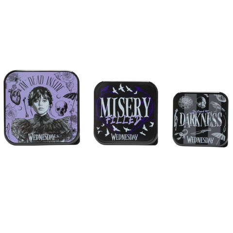 Wednesday Addams Vesperdosen im 3er Set