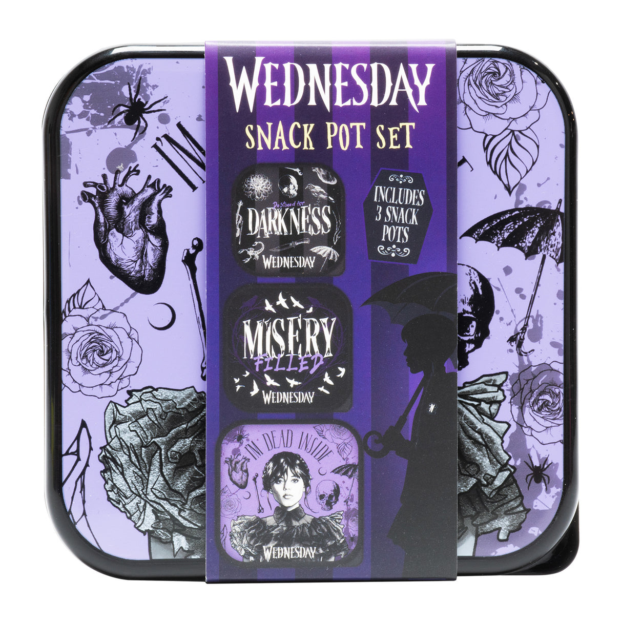 Wednesday Addams Vesperdosen im 3er Set