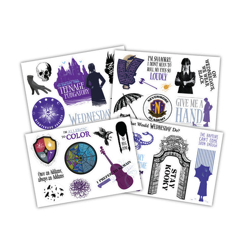 Wednesday Addams Sticker Set