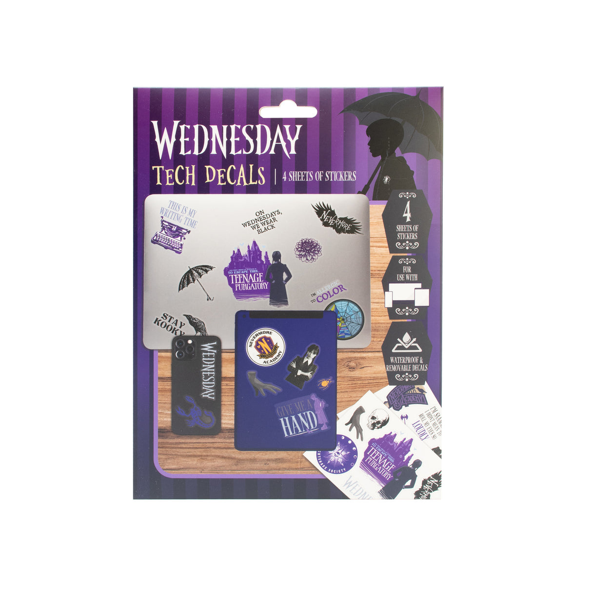 Wednesday Addams Sticker Set