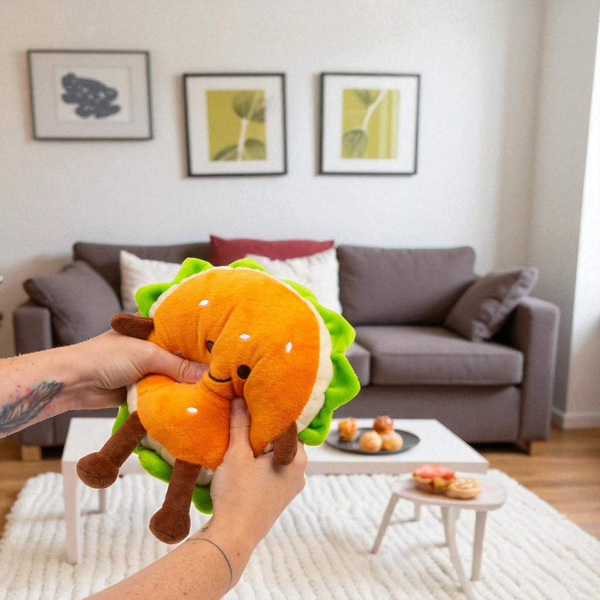 Kawaii Burger Animigos Funky Friends Kuscheltier
