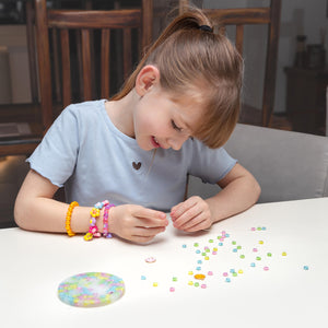 Smile Gesichter Bastelset Pastell Armband DIY Set