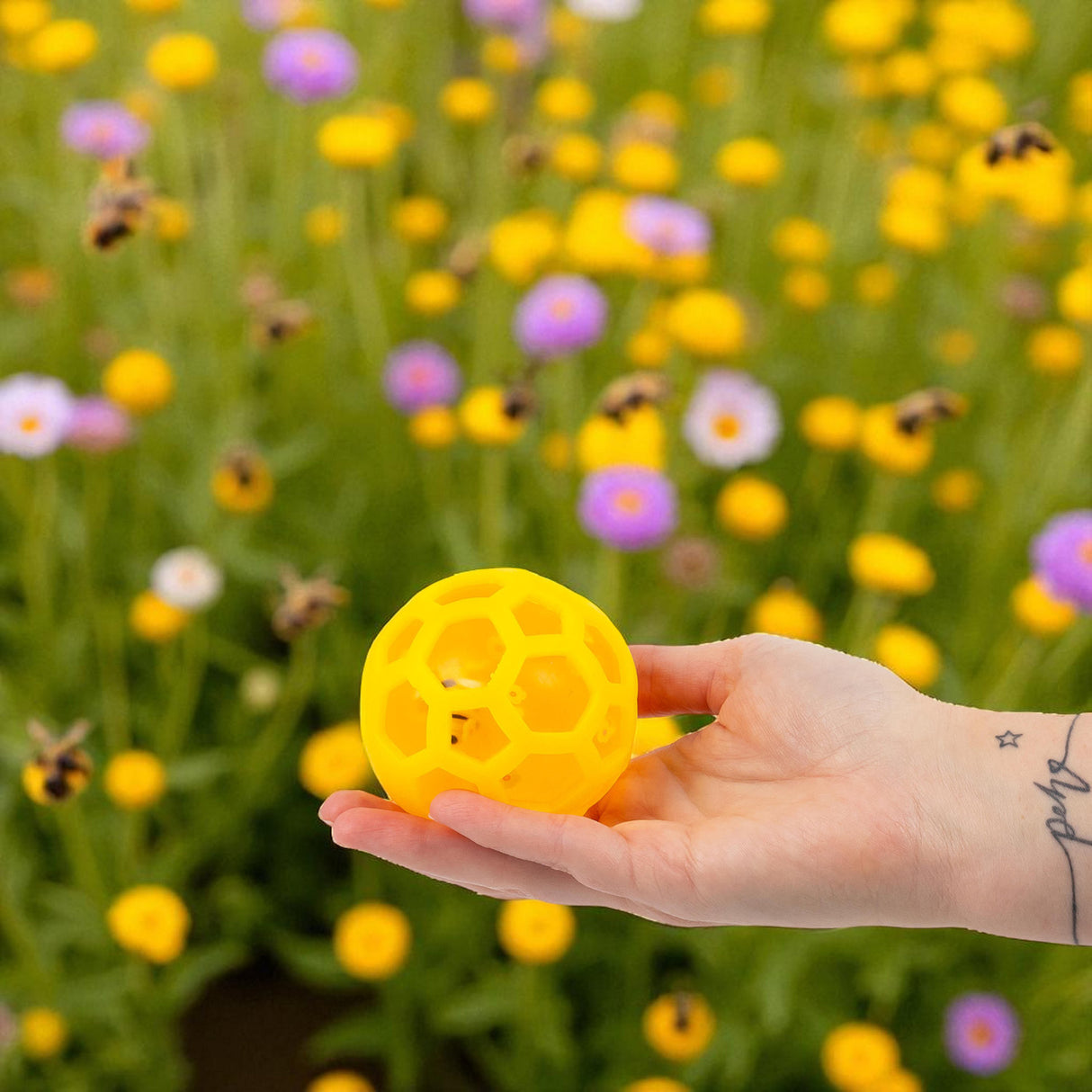 Honigwabe Antistressball