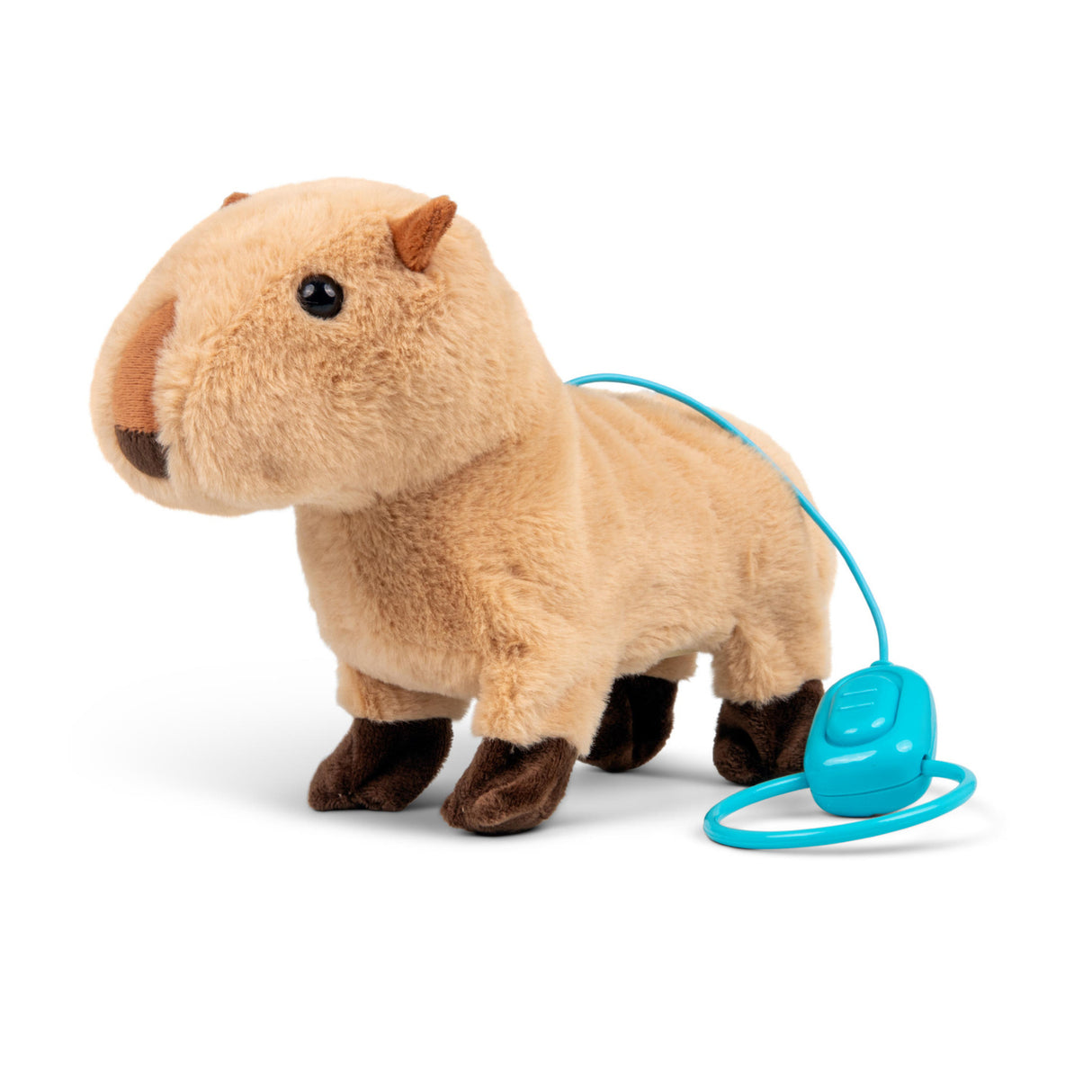 Capybara Animigos Kuscheltier an der Leine mit Lauffunktion
