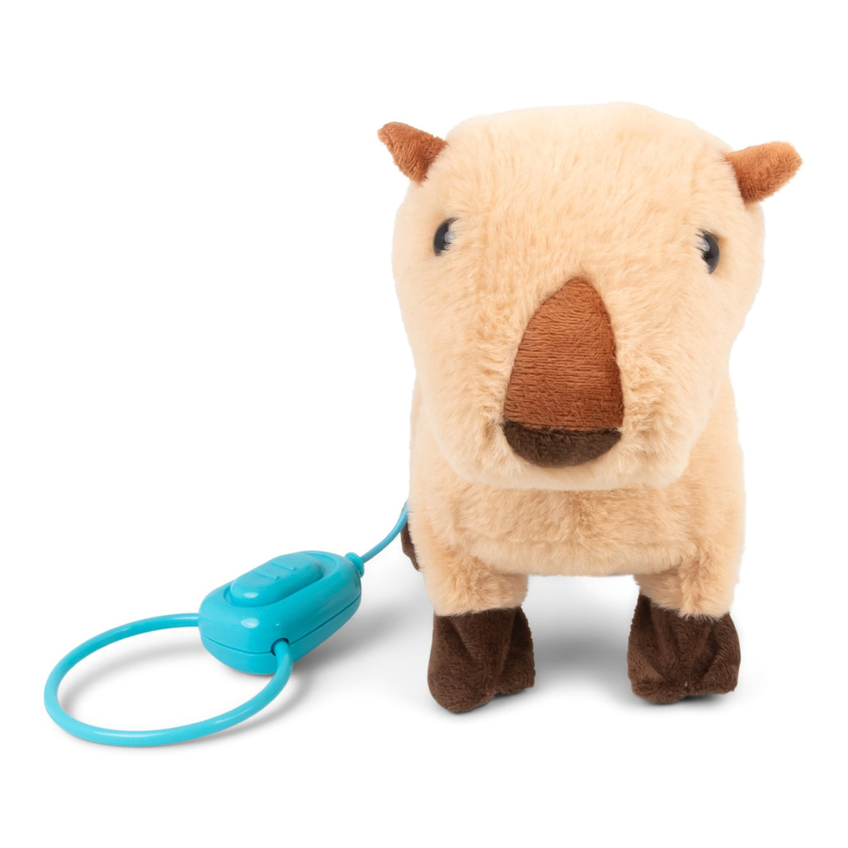 Capybara Animigos Kuscheltier an der Leine mit Lauffunktion