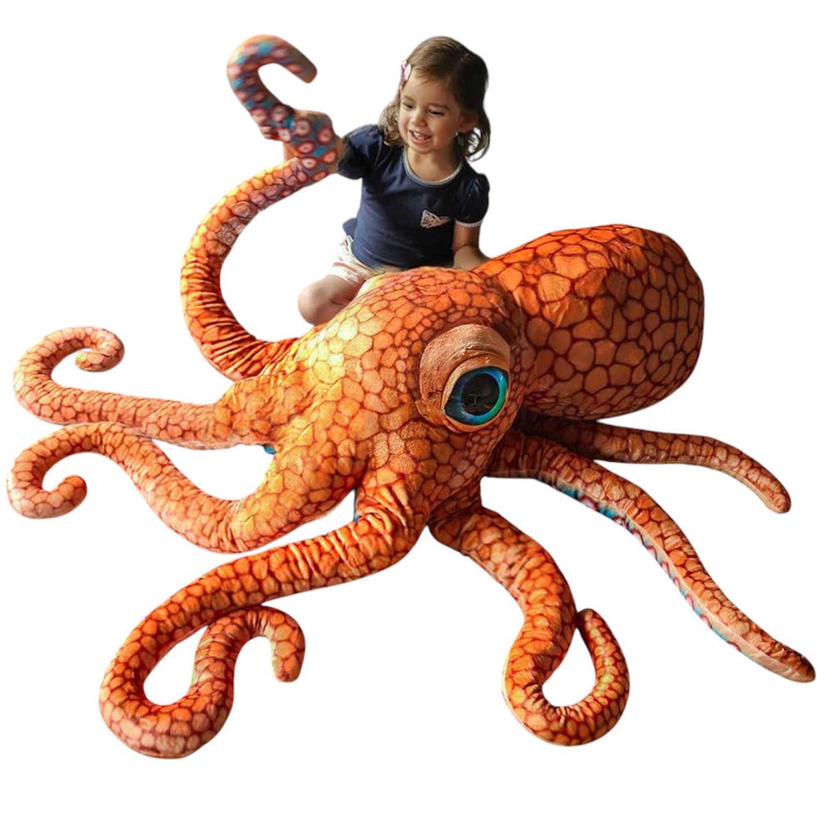 Riesiges XXL Octopus Kuscheltier- 1.5m