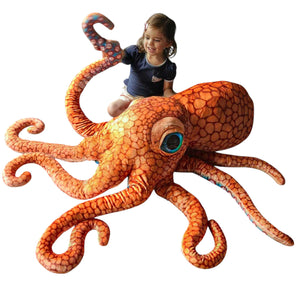 Riesiges XXL Octopus Kuscheltier- 1.5m