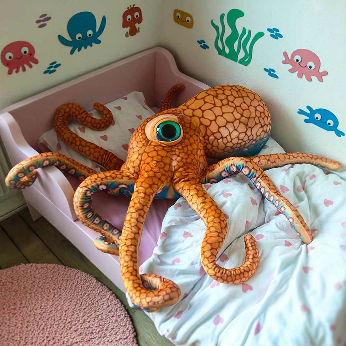 Riesiges XXL Octopus Kuscheltier- 1.5m