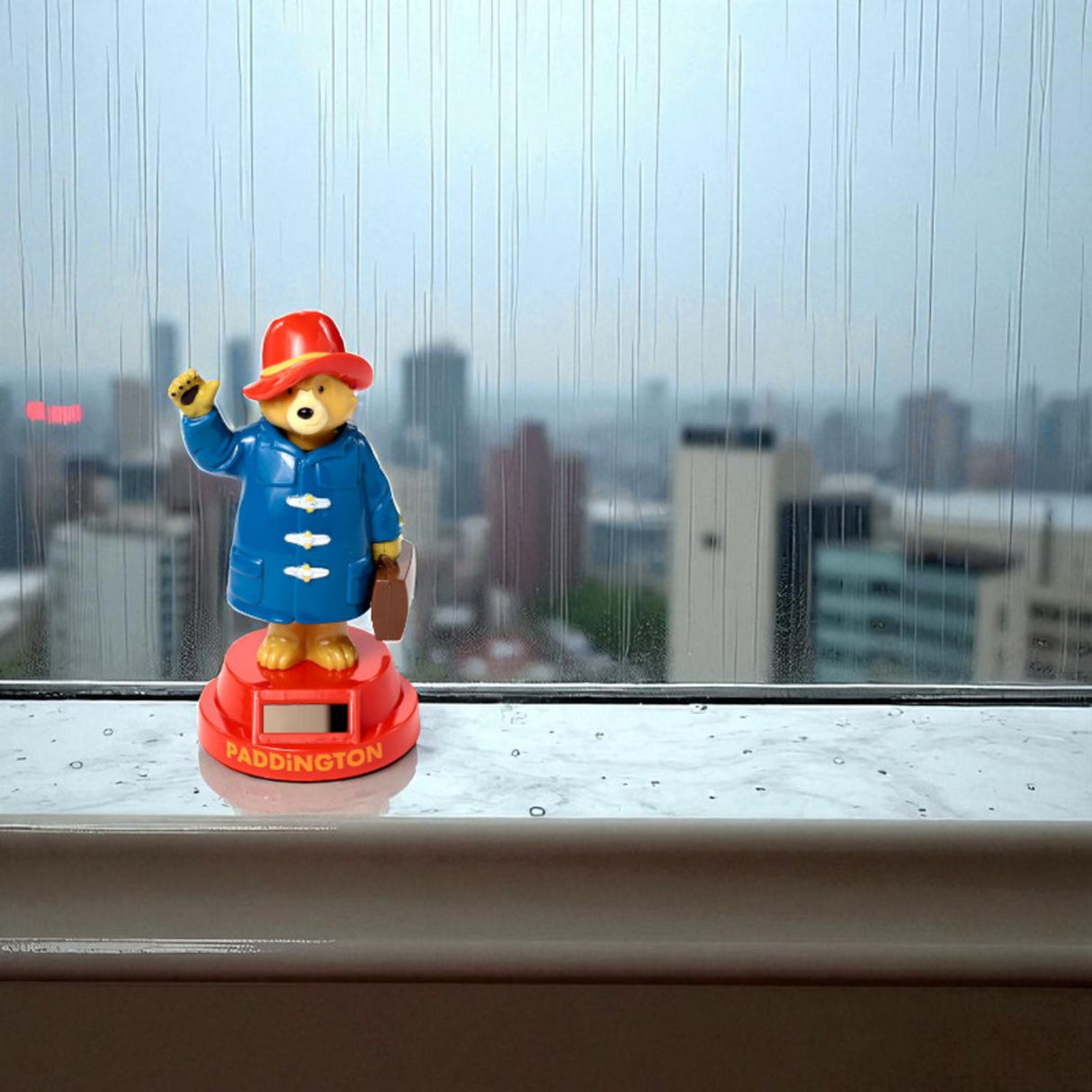 Solarfigur Paddington Bär Wackelfigur London