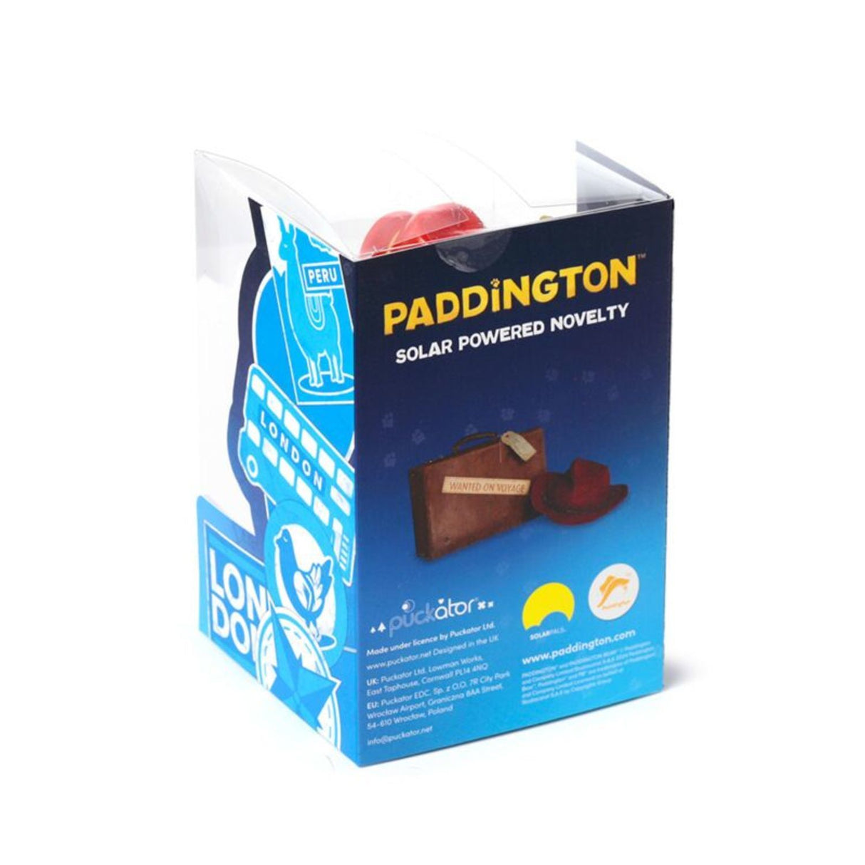 Solarfigur Paddington Bär Wackelfigur London