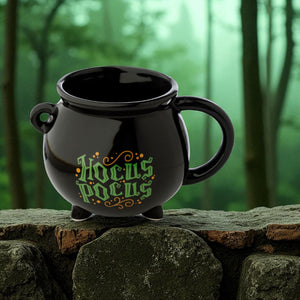 Hexenkessel Kaffeebecher - Hokus Pokus Tasse für Halloween