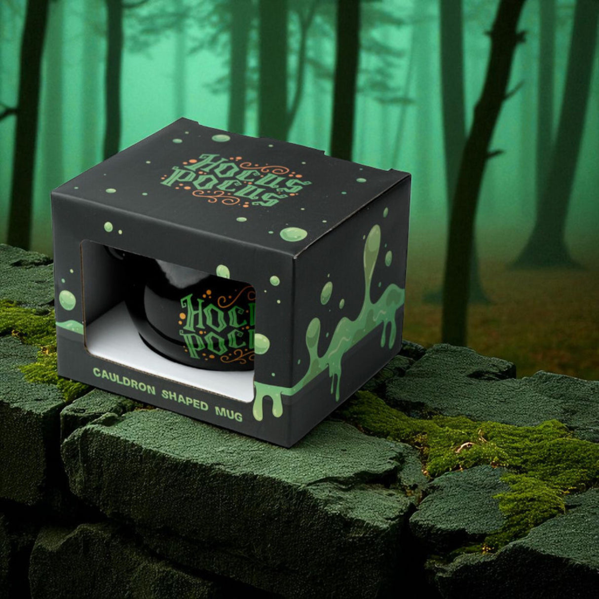 Hexenkessel Kaffeebecher - Hokus Pokus Tasse für Halloween
