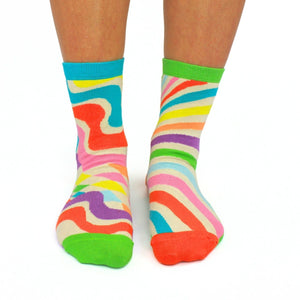 Stay Groovy Disco Oddsocks Socken in 37-42 im 6er Set