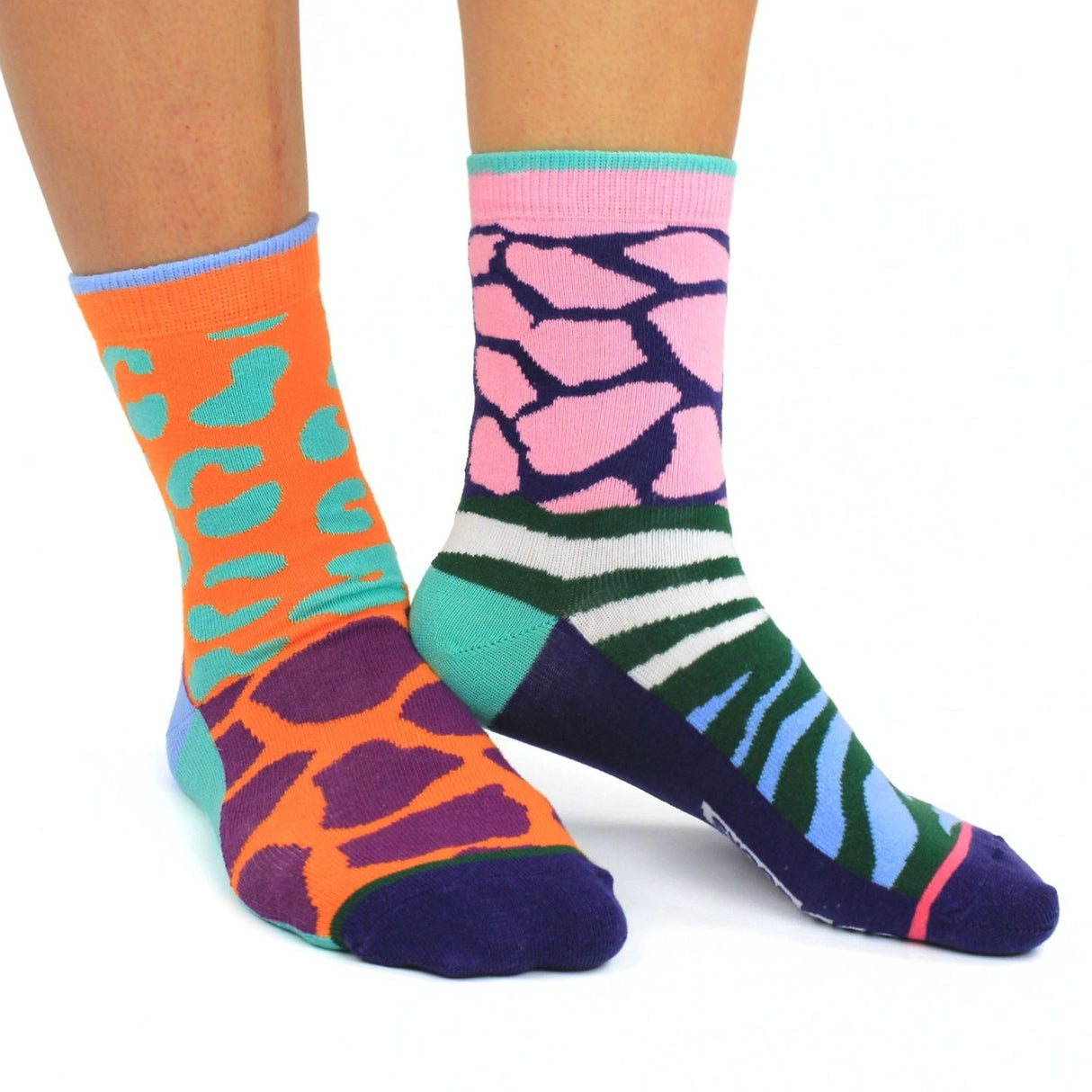 Get Spotted Tierfell Oddsocks Socken in 37-42 im 6er Set