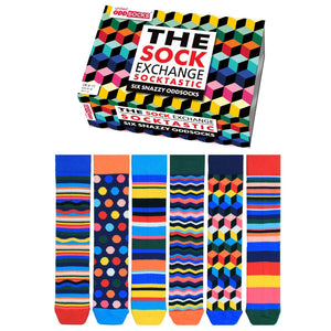 Socktastic Muster Oddsocks Socken in 39-46 im 6er Set