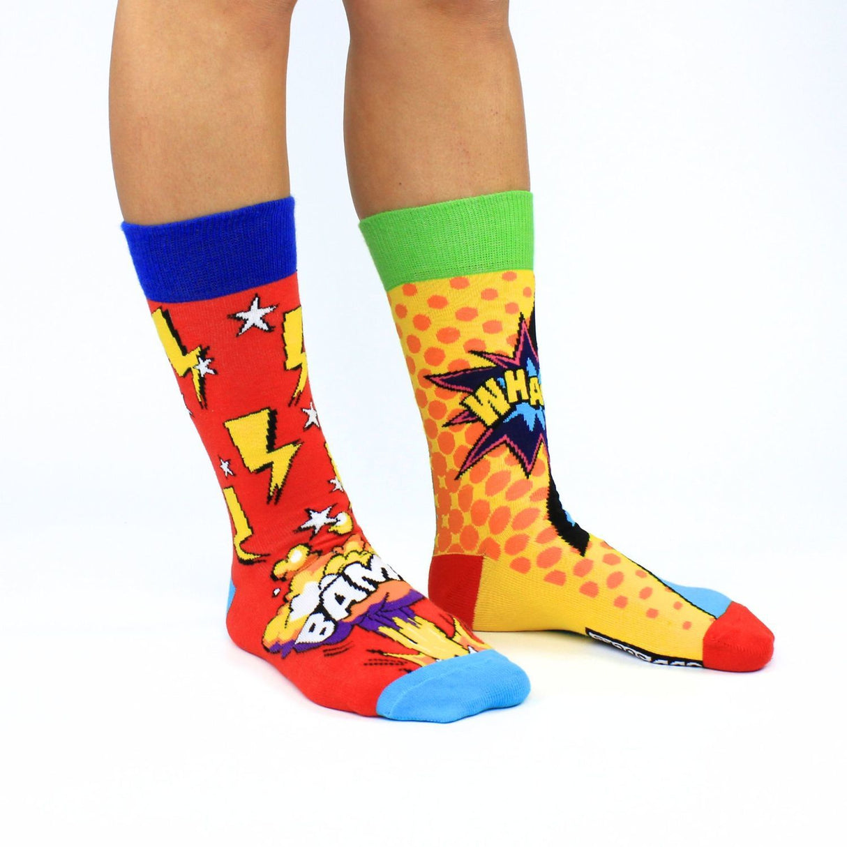 Verrückte Superhelden Comic Oddsocks Socken in 39-46 im 6er Set