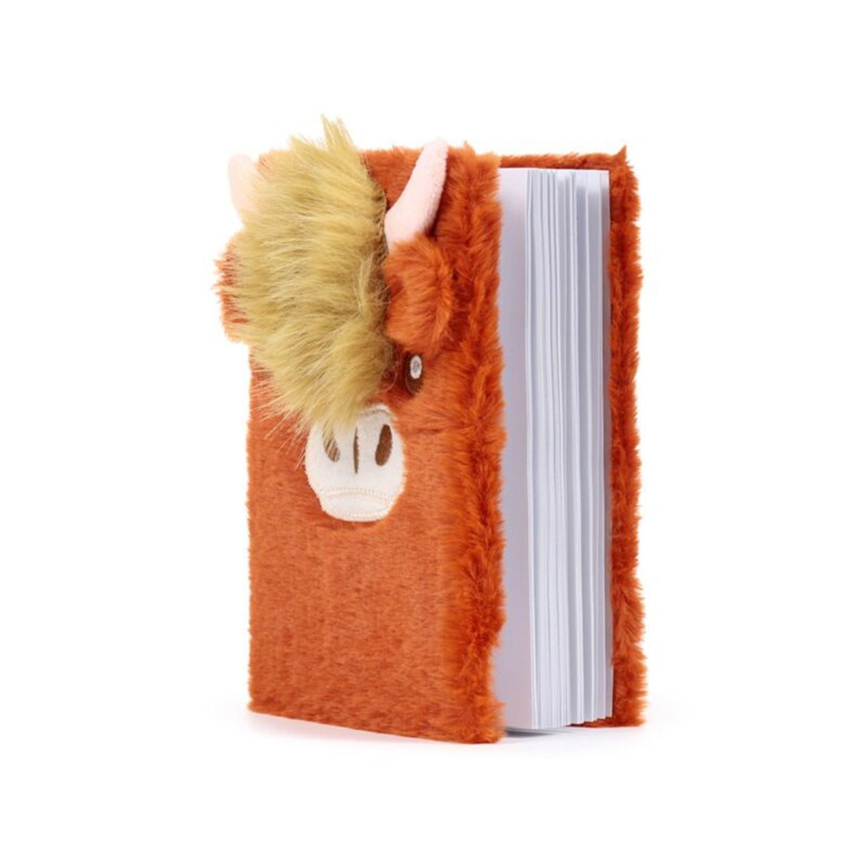 Hochland Kuh flauschiges Notizbuch