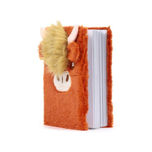 Hochland Kuh flauschiges Notizbuch
