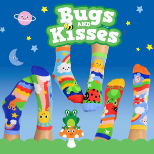 Bugs and Kisses Käfer Oddsocks Socken in 27-30 im 6er Set