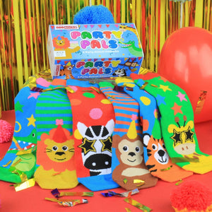 Party Pals Tiere Oddsocks Socken in 27-30 im 6er Set