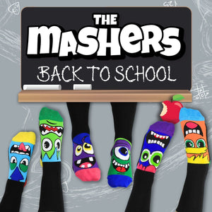 The Mashers Back to School Oddsocks Socken in 30,5-38,5 im 6er Set