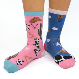 Pferde Mädchen Oddsocks Socken in 30,5-38,5 im 6er Set