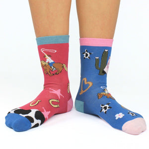 Pferde Mädchen Oddsocks Socken in 30,5-38,5 im 6er Set