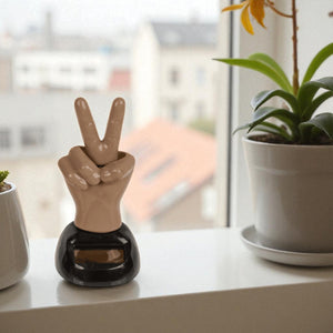 Peace Zeichen Solar Wackelfigur
