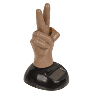 Peace Zeichen Solar Wackelfigur