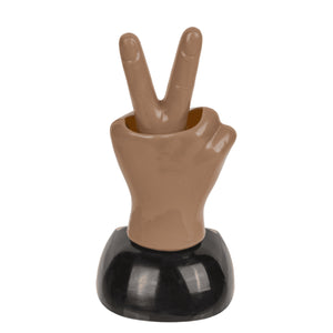 Peace Zeichen Solar Wackelfigur