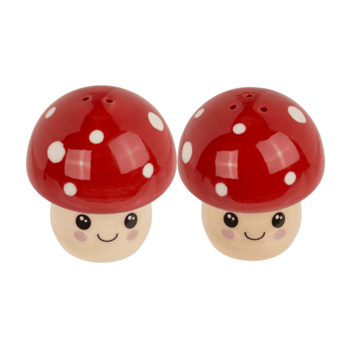 Fliegenpilz Kawaii Salz- und Pfefferstreuer Set