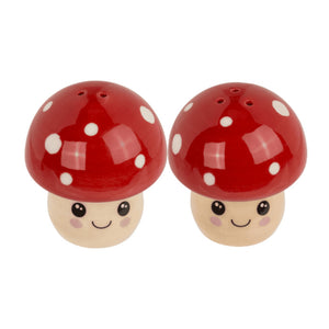 Fliegenpilz Kawaii Salz- und Pfefferstreuer Set