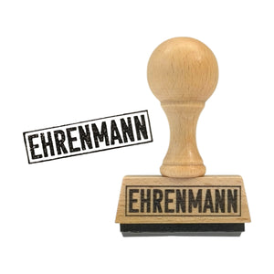 Ehrenmann Holzstempel