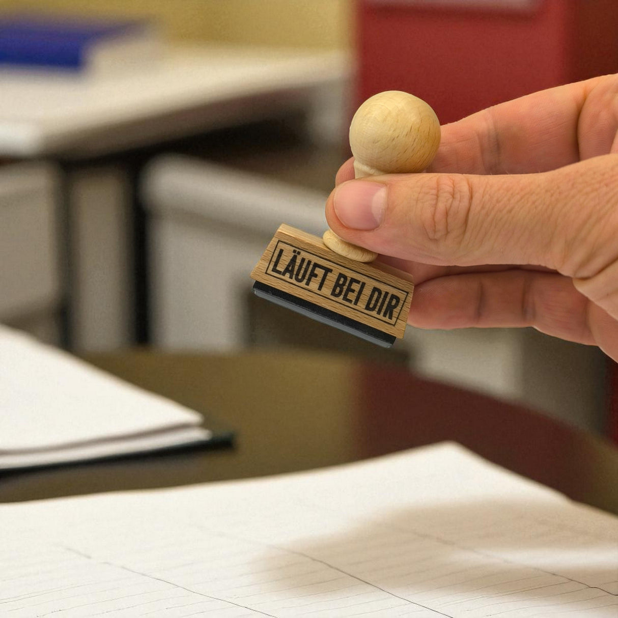Läuft bei dir Holzstempel