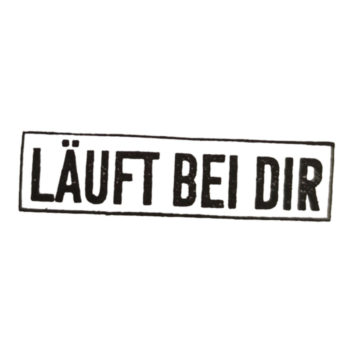 Läuft bei dir Holzstempel