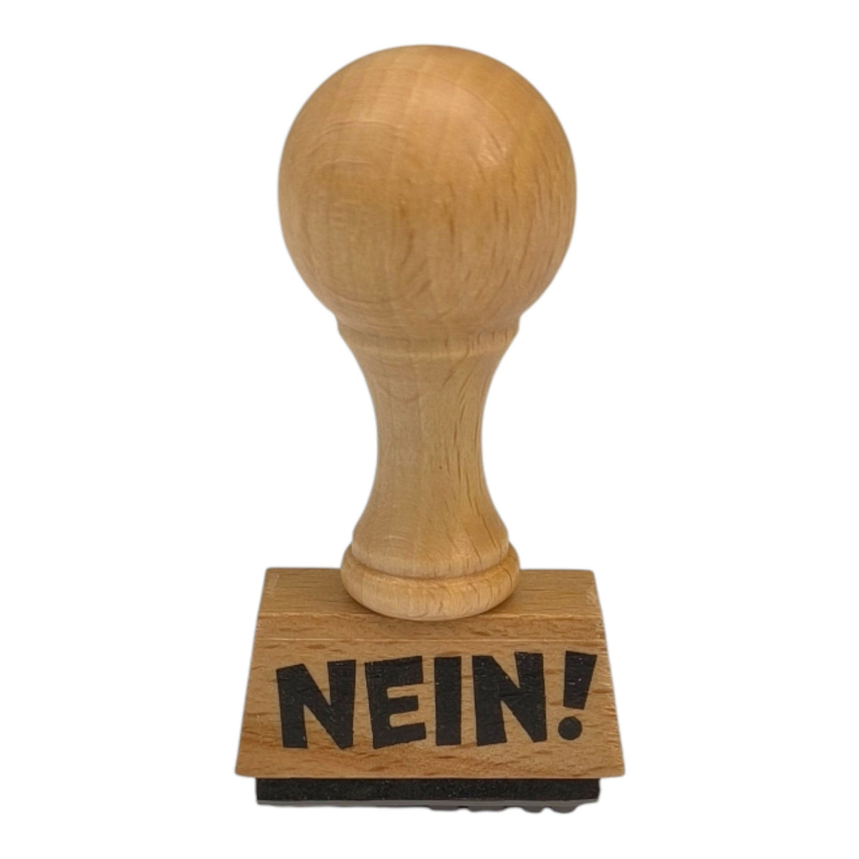 Nein! Holzstempel