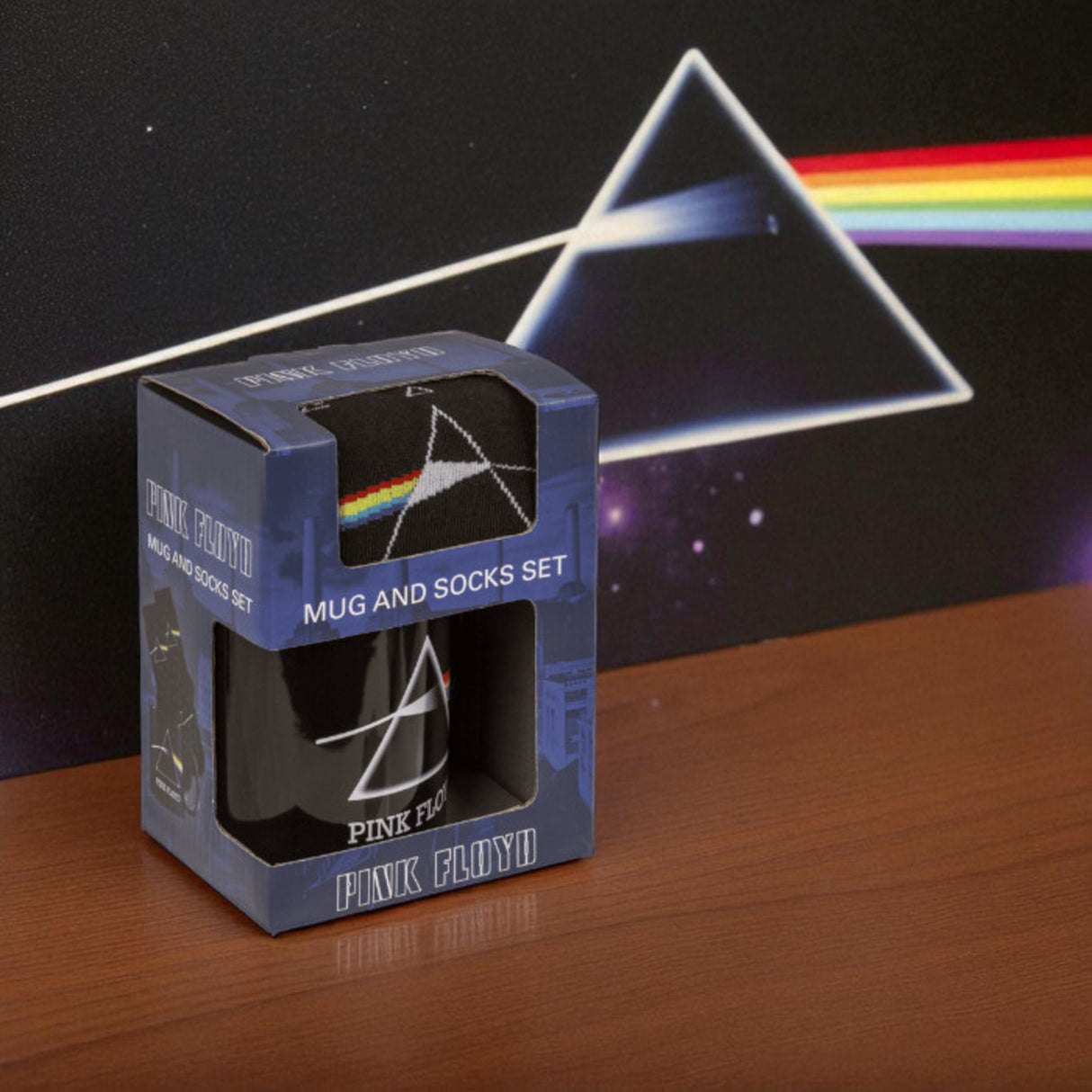 Pink Floyd The Dark Side of the Moon Geschenkset für Fans - Tasse und Socken