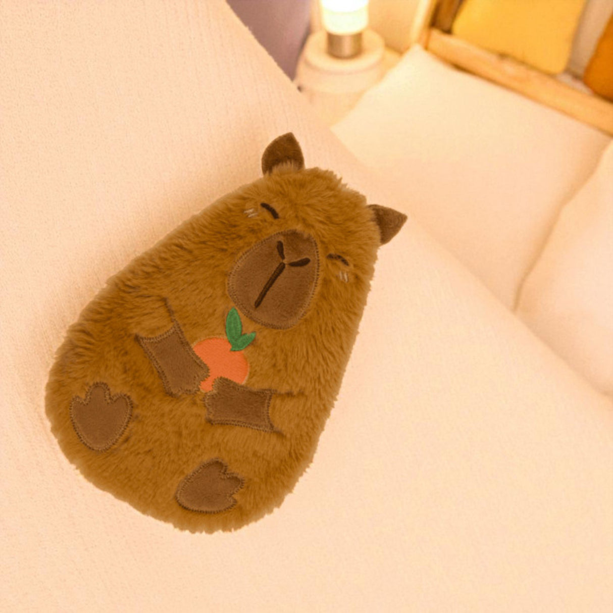 Capybara Wärmekissen mit Tonkugelfüllung