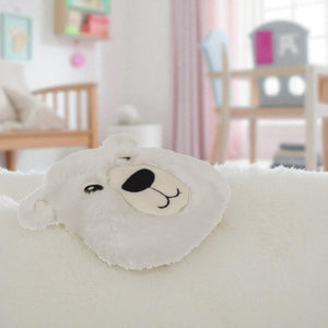 Eisbär Wärmekissen mit Tonkugelfüllung