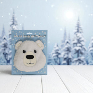 Eisbär Wärmekissen mit Tonkugelfüllung