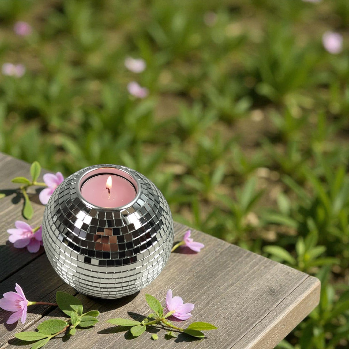 Discokugel Teelichthalter