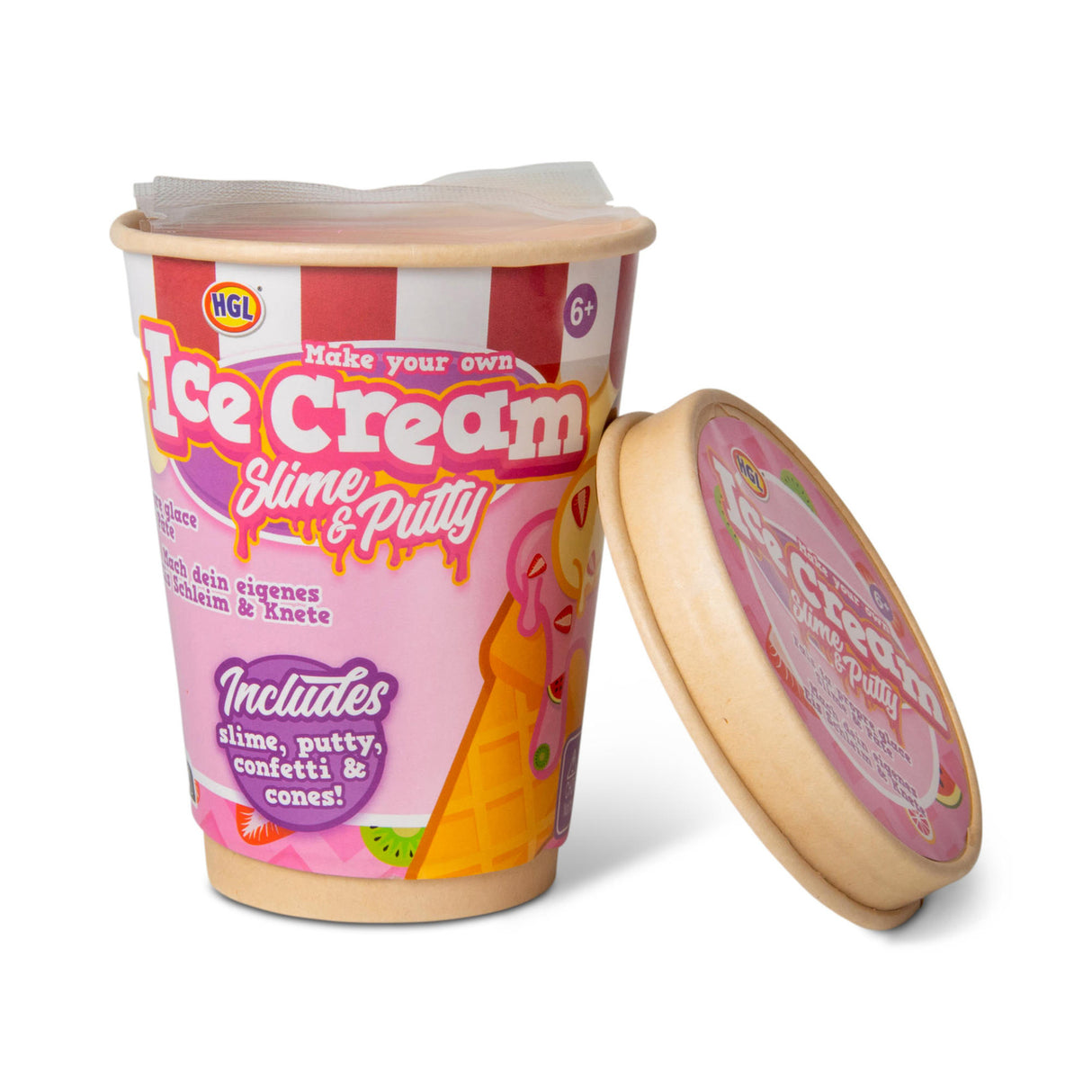 Eiscreme Schleim - Mach dein eigenes Eis Schleim-Set