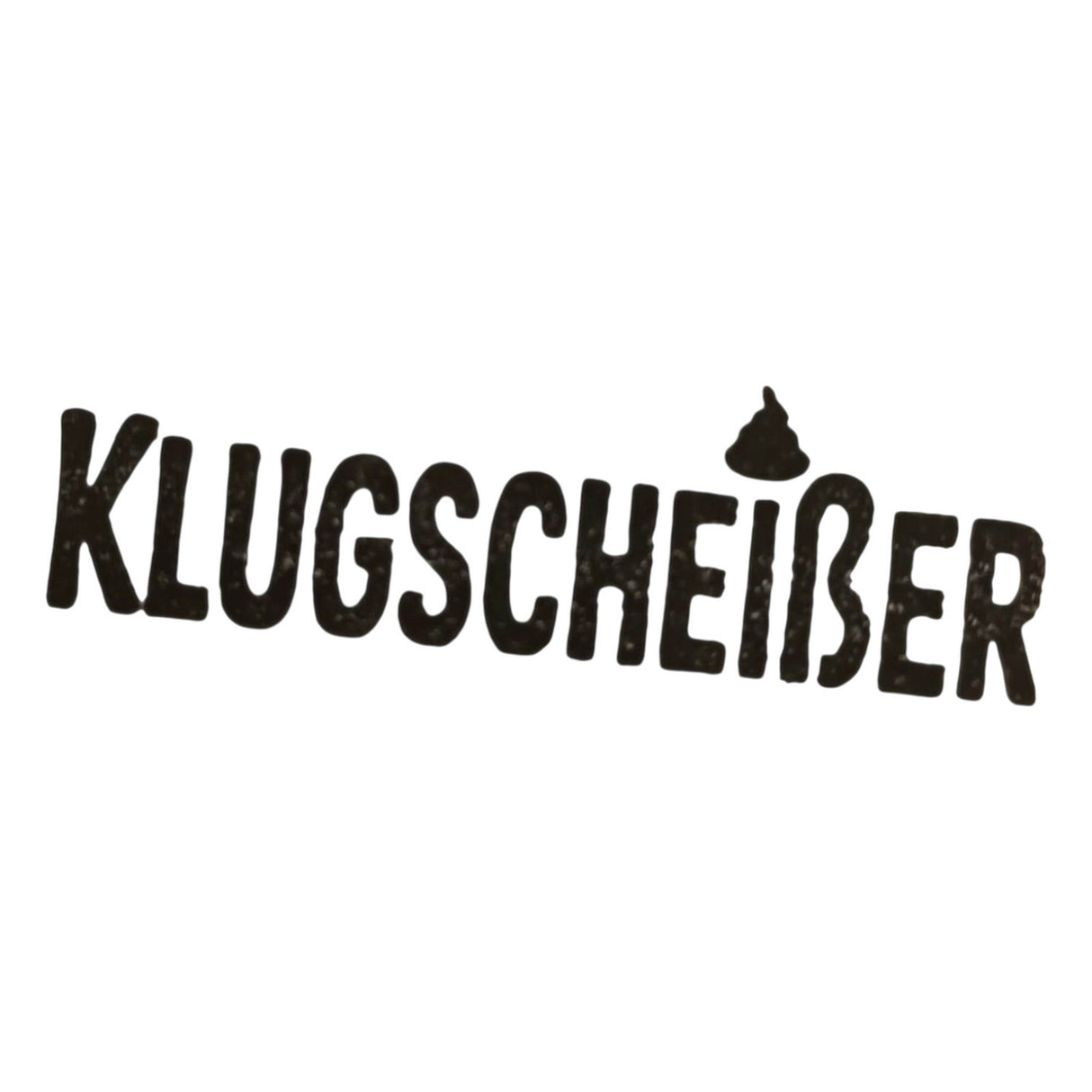 Klugscheißer Holzstempel