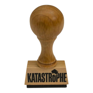 Katastrophe Holzstempel