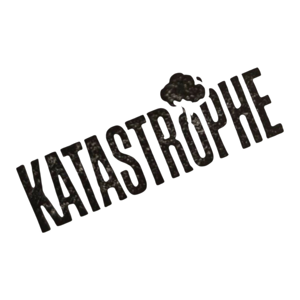 Katastrophe Holzstempel