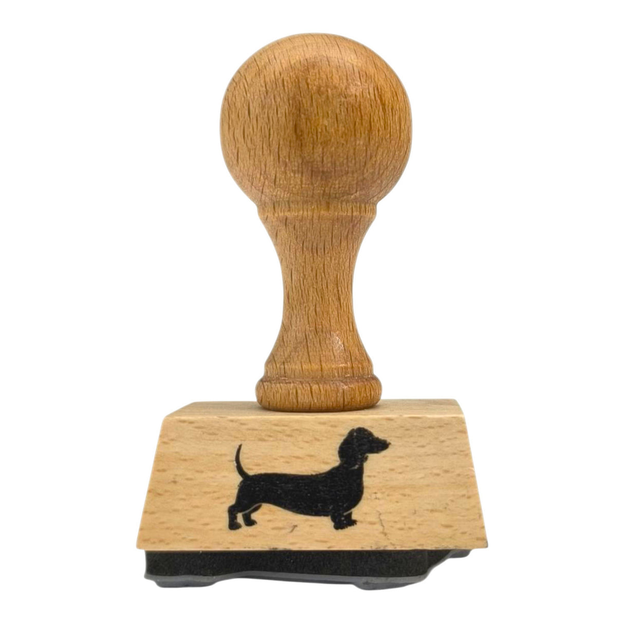 Dackel Holzstempel